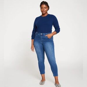 Universal Standard Seine Mid Rise Skinny Jeans 27 Inch True Blue Size 10